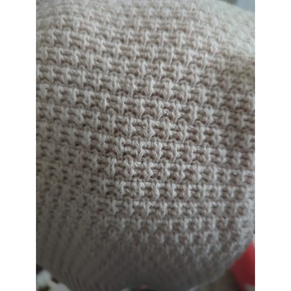 Club Monaco Mixed Stitch Shrunken Crewneck Sweater NWT